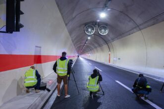 Obilazak dovršene nove cijevi Tunela Učka koja se danas pušta u promet