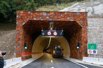 Obilazak dovršene nove cijevi Tunela Učka koja se danas pušta u promet