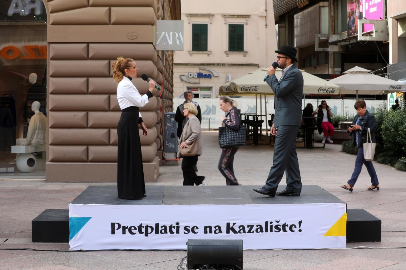 Rijeka: Dijelovi mjuzikla “Sunset Boulevard” izvedeni na Korzu Rijeka: Dijelovi mjuzikla “Sunset Boulevard” izvedeni na Korzu