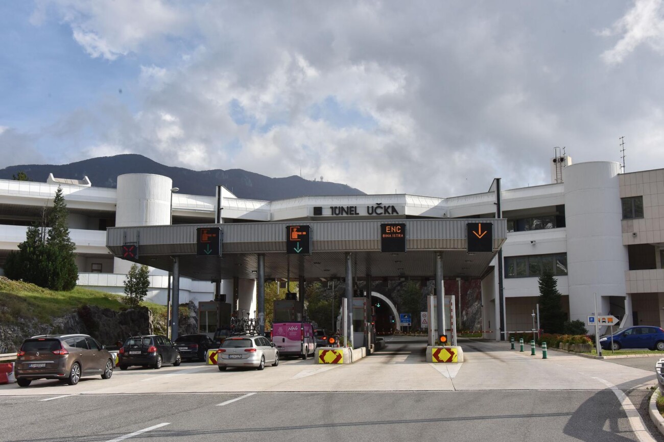 Tunel Učka, ulaz sa istarske strane Tunel Učka, ulaz sa istarske strane