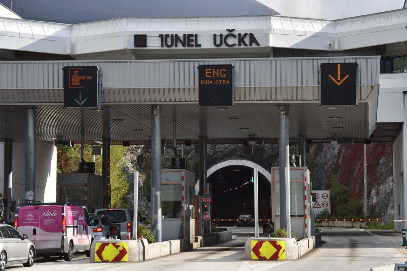 Tunel Učka, ulaz sa istarske strane Tunel Učka, ulaz sa istarske strane