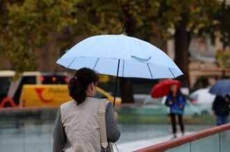 Rijeka: Kišni dan u centru grada