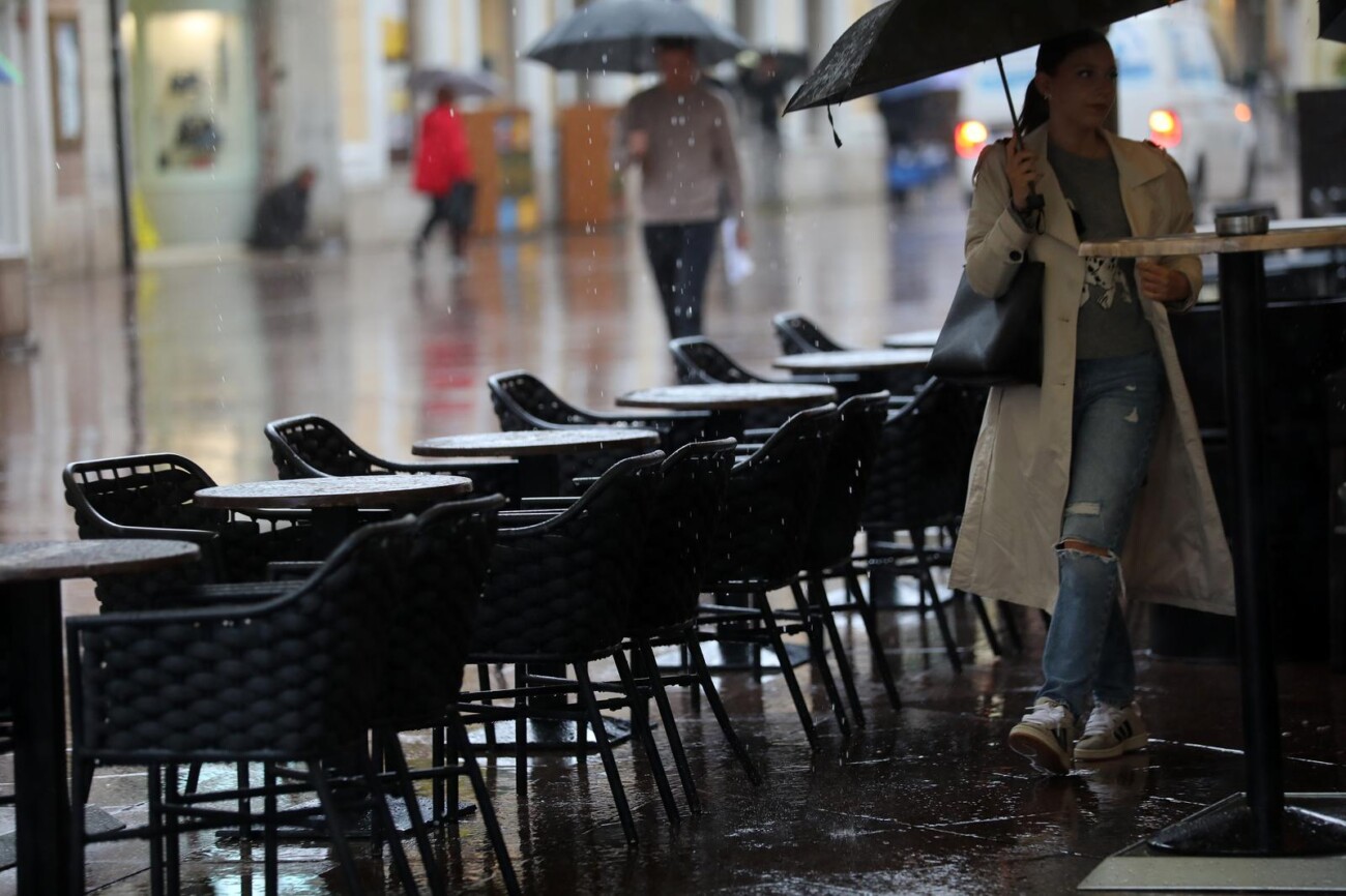 Rijeka: Kišni dan u centru grada Rijeka: Kišni dan u centru grada