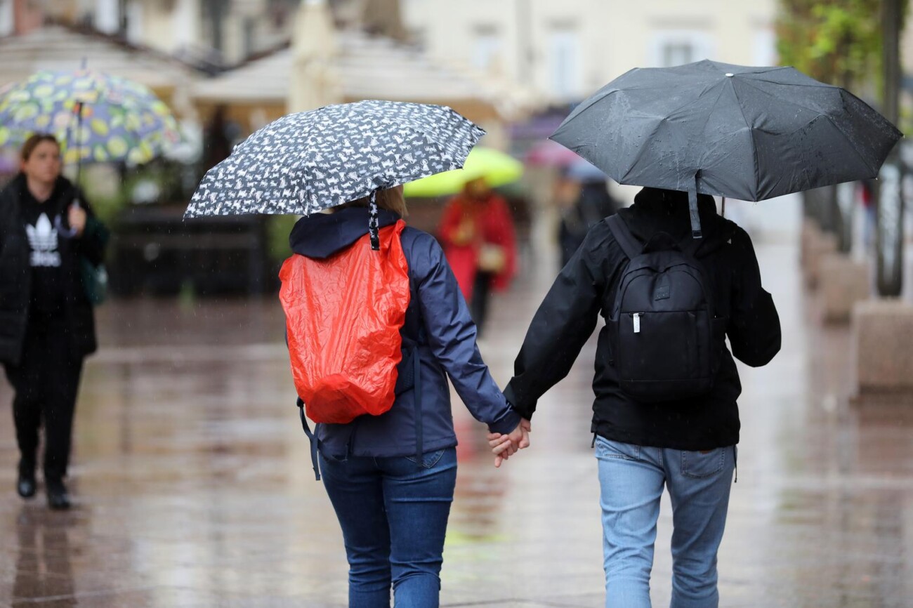 Rijeka: Kišni dan u centru grada Rijeka: Kišni dan u centru grada