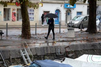 Rijeka: Kišni dan u centru grada