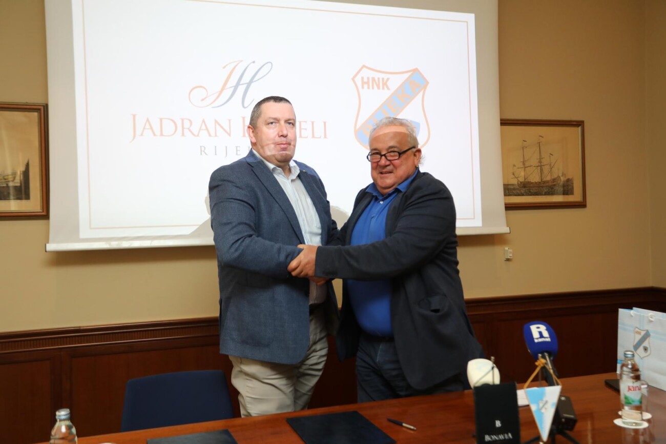 Rijeka: Potpisivanje sponzorskog ugovora izme?u Jadran hotela i HNK Rijeke Rijeka: Potpisivanje sponzorskog ugovora izme?u Jadran hotela i HNK Rijeke