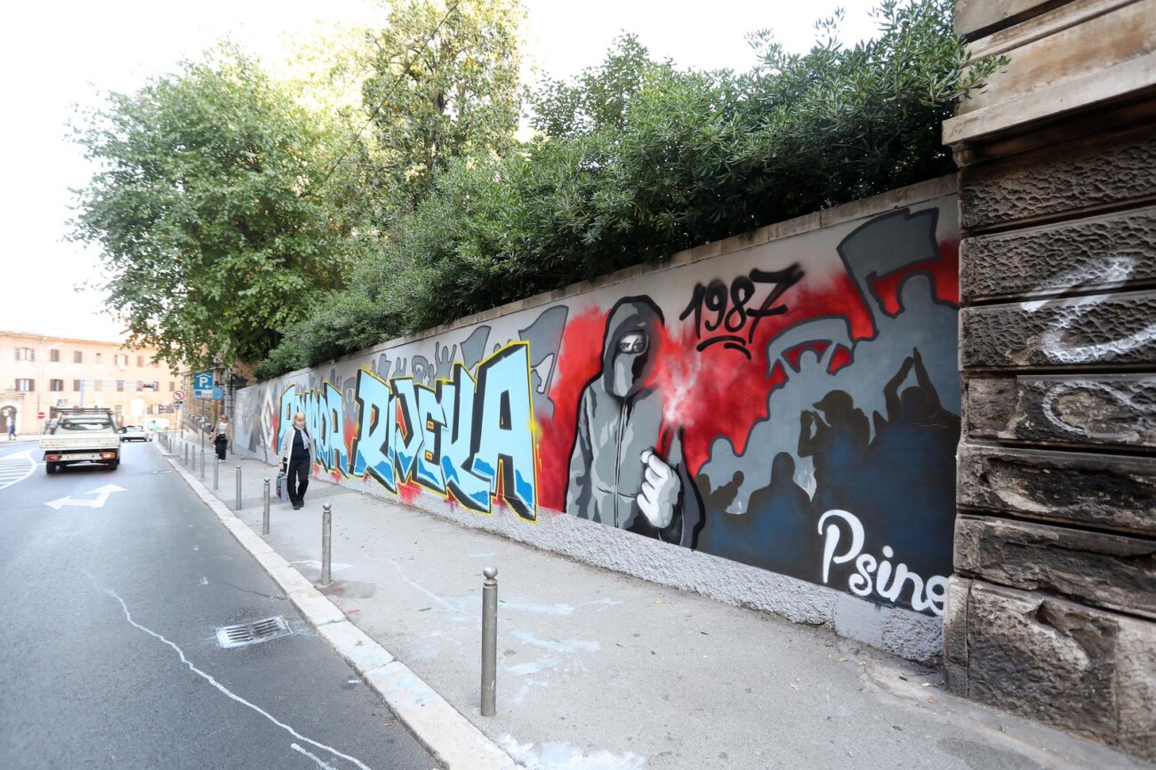 Rijeka: Novi mural Armade na zidu u ulici Pomerio Rijeka: Novi mural Armade na zidu u ulici Pomerio