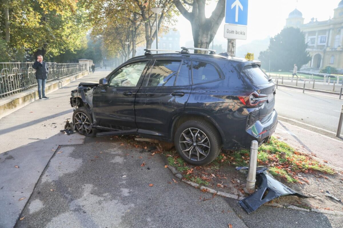 Zagreb: U prometnoj nesreći sudjelovala tri automobila, jedna osoba ozlijeđena