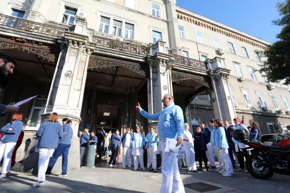 Rijeka: Štrajk medicinskih djelatnika u KBC-u Rijeka