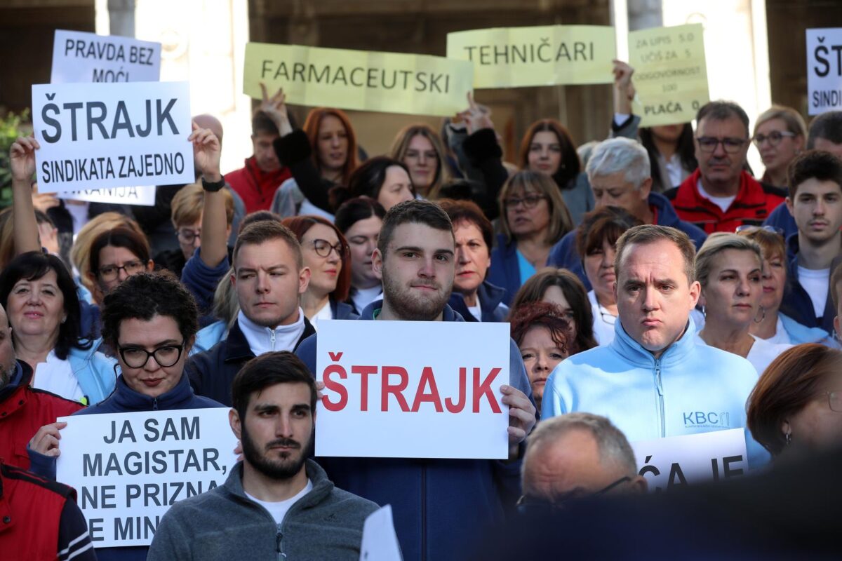 Rijeka: Štrajk medicinskih djelatnika u KBC-u Rijeka