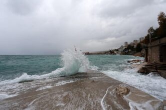 Rijeka: Jako jugo na moru pred Rijekom