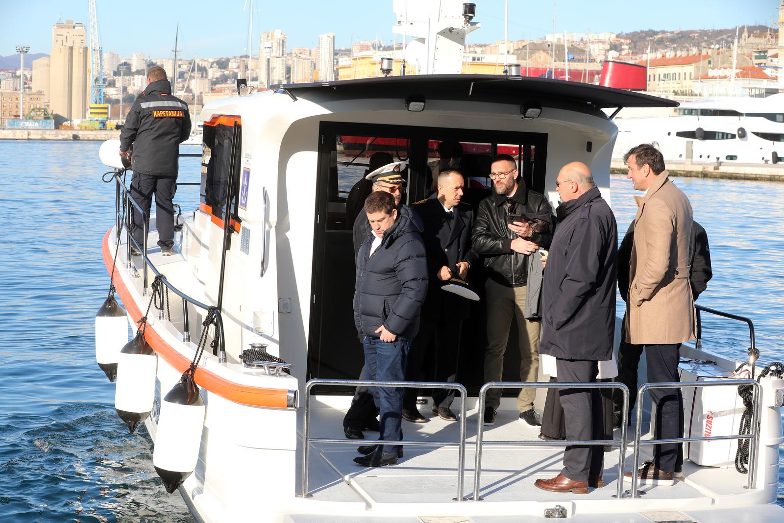 Rijeka: Ministar Butković na primopredaji tri nove brodice za Lučke kapetanije Pula, Rijeka i Senj