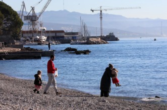 Rijeka: Gra?ani u etnji na plai Kantrida