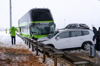 Lančani sudar busa i pet automobila kod Gospića