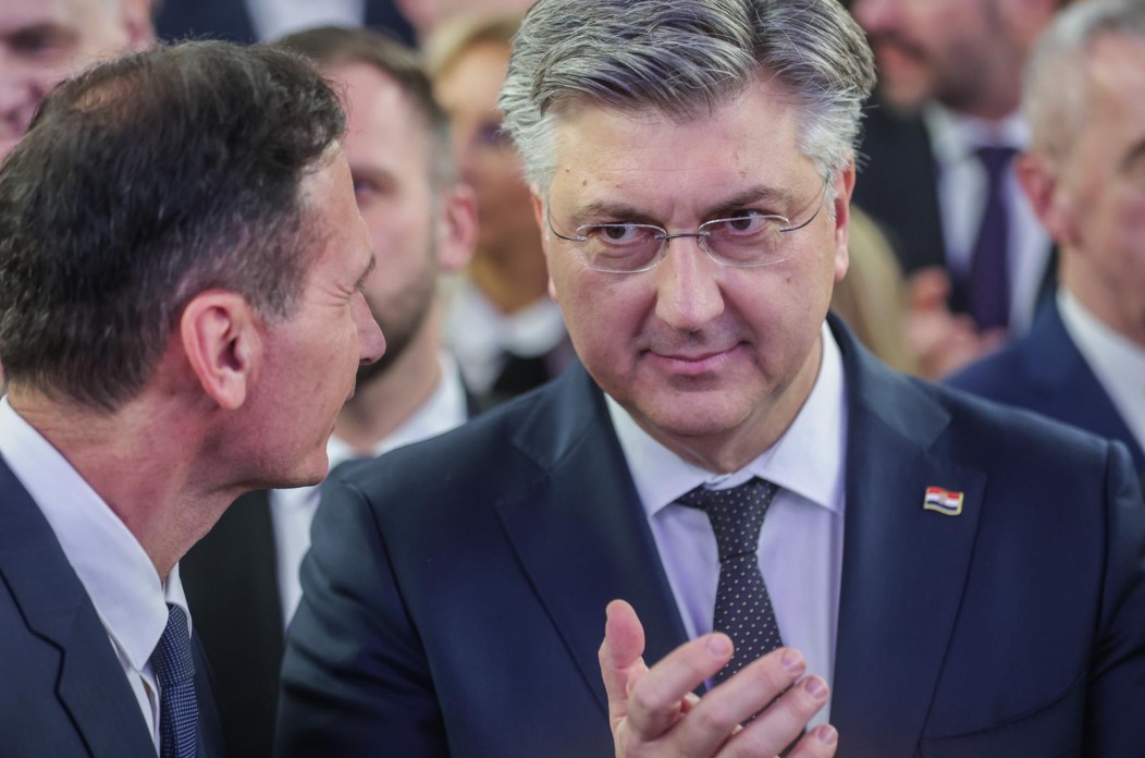 Zagreb: Dolazak Dragana Primorca i premijera Andreja Plenkovića u izborni stožer