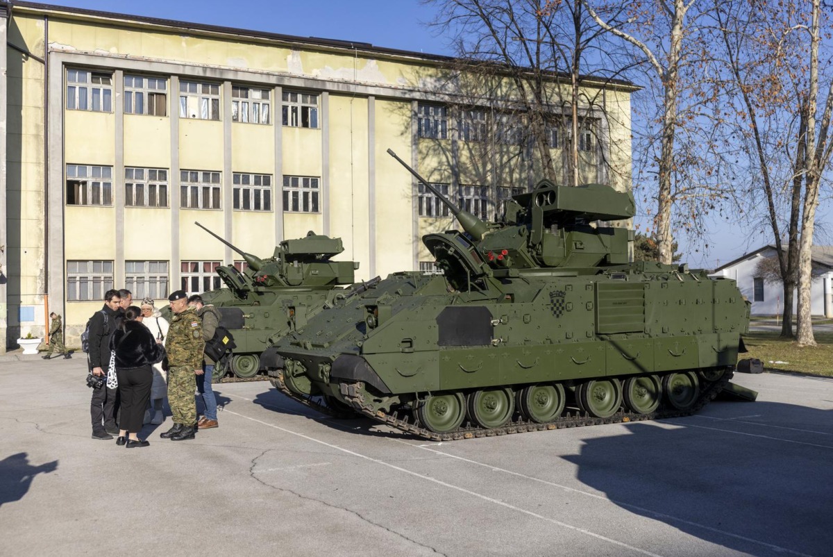 Našice: Svečana primopredaja prvih borbenih vozila Bradley