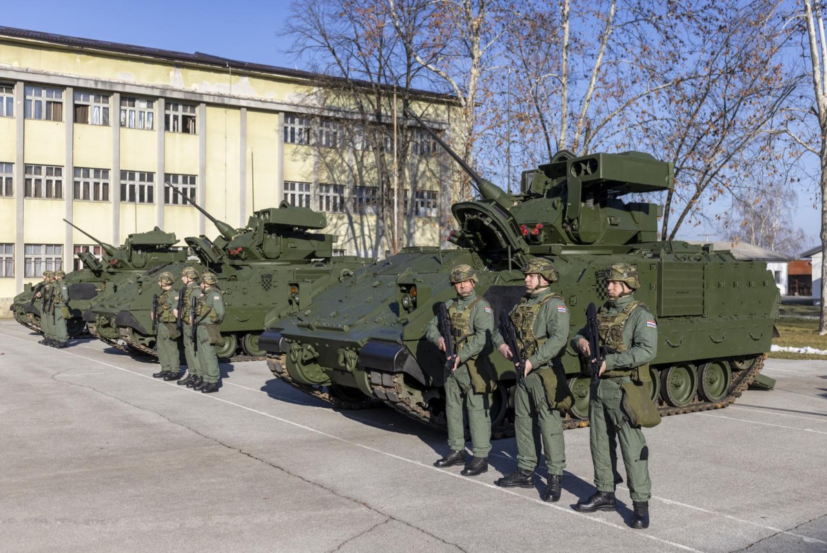 Našice: Svečana primopredaja prvih borbenih vozila Bradley