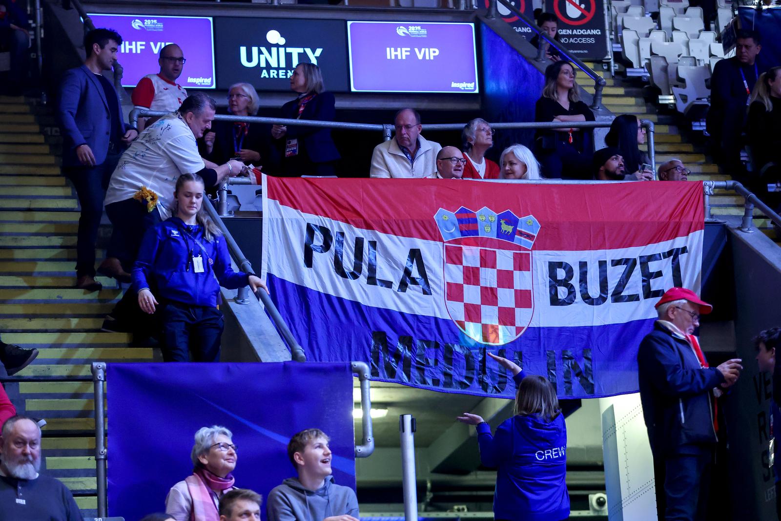IHF Svjetsko rukometno prvenstvo 2025., finale, Hrvatska – Danska, navijači