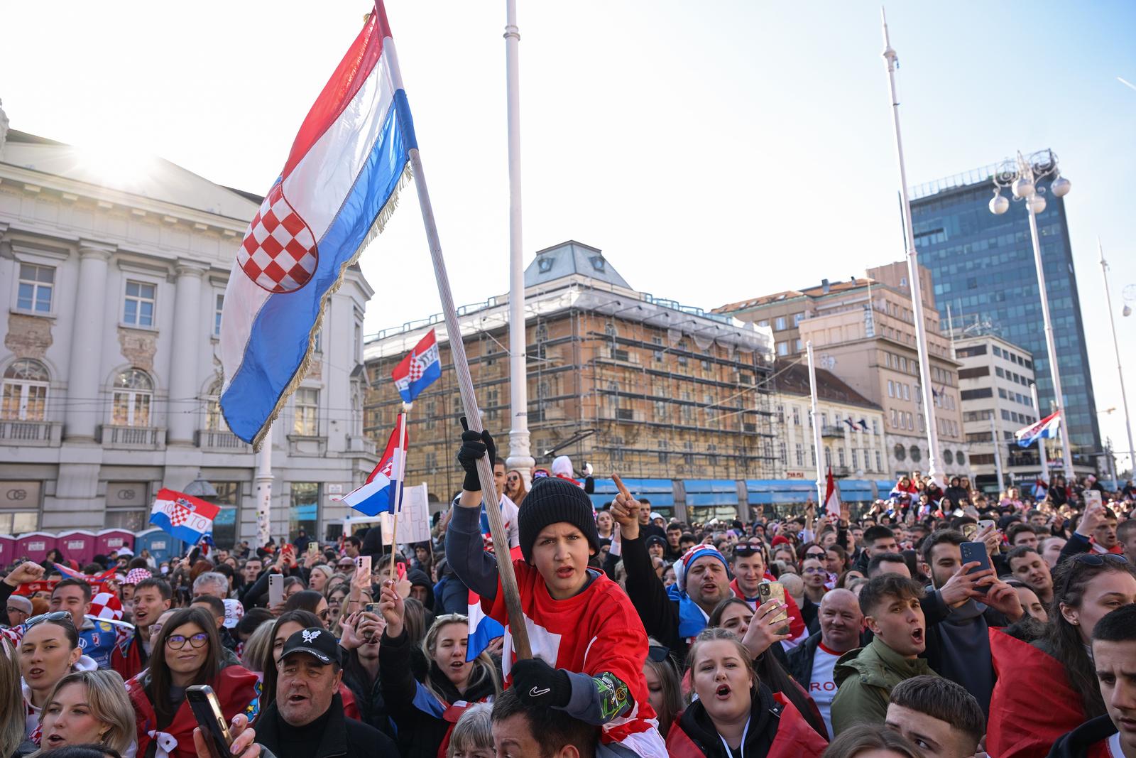 Zagreb: Svečani doček rukometaša nakon osvojenog srebra na Svjetskom prvenstvu Zagreb: Svečani doček rukometaša nakon osvojenog srebra na Svjetskom prvenstvu