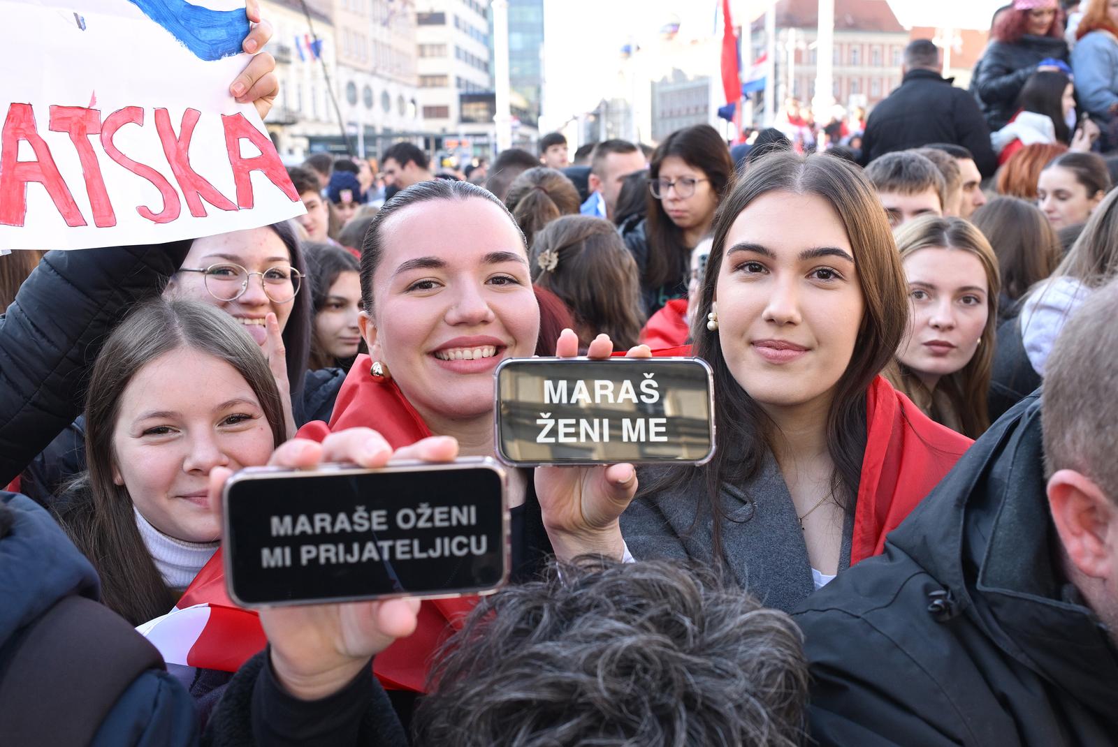 Zagreb: Svečani doček rukometaša nakon osvojenog srebra na Svjetskom prvenstvu Zagreb: Svečani doček rukometaša nakon osvojenog srebra na Svjetskom prvenstvu