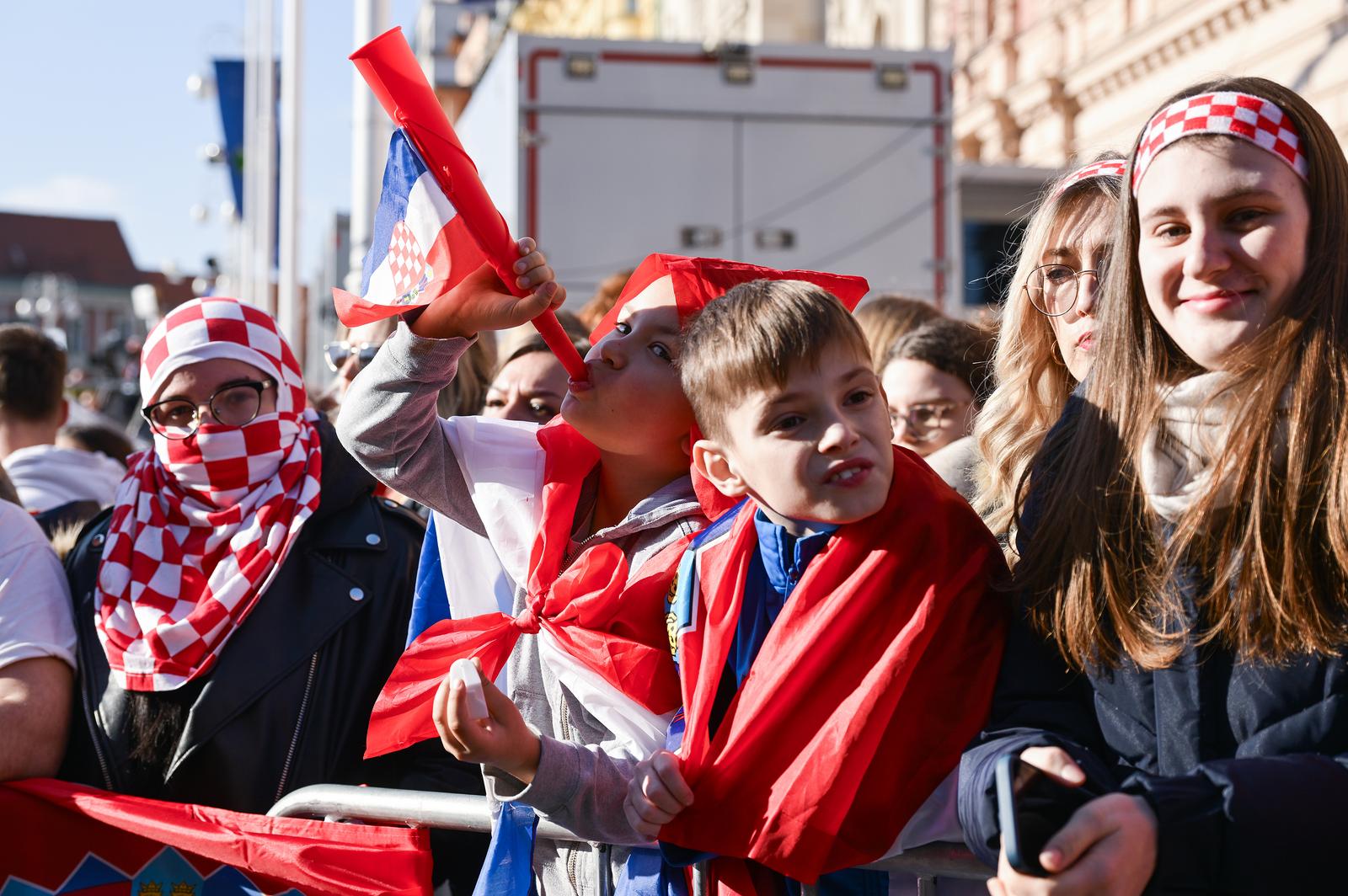 Zagreb: Svečani doček rukometaša nakon osvojenog srebra na Svjetskom prvenstvu Zagreb: Svečani doček rukometaša nakon osvojenog srebra na Svjetskom prvenstvu