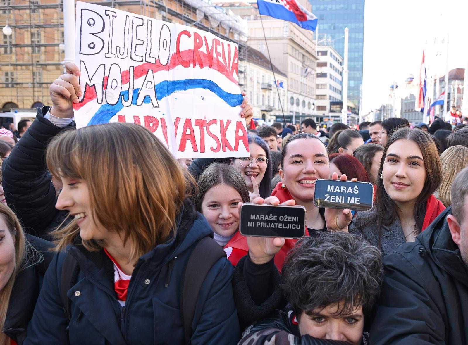 Zagreb: Svečani doček rukometaša nakon osvojenog srebra na Svjetskom prvenstvu Zagreb: Svečani doček rukometaša nakon osvojenog srebra na Svjetskom prvenstvu