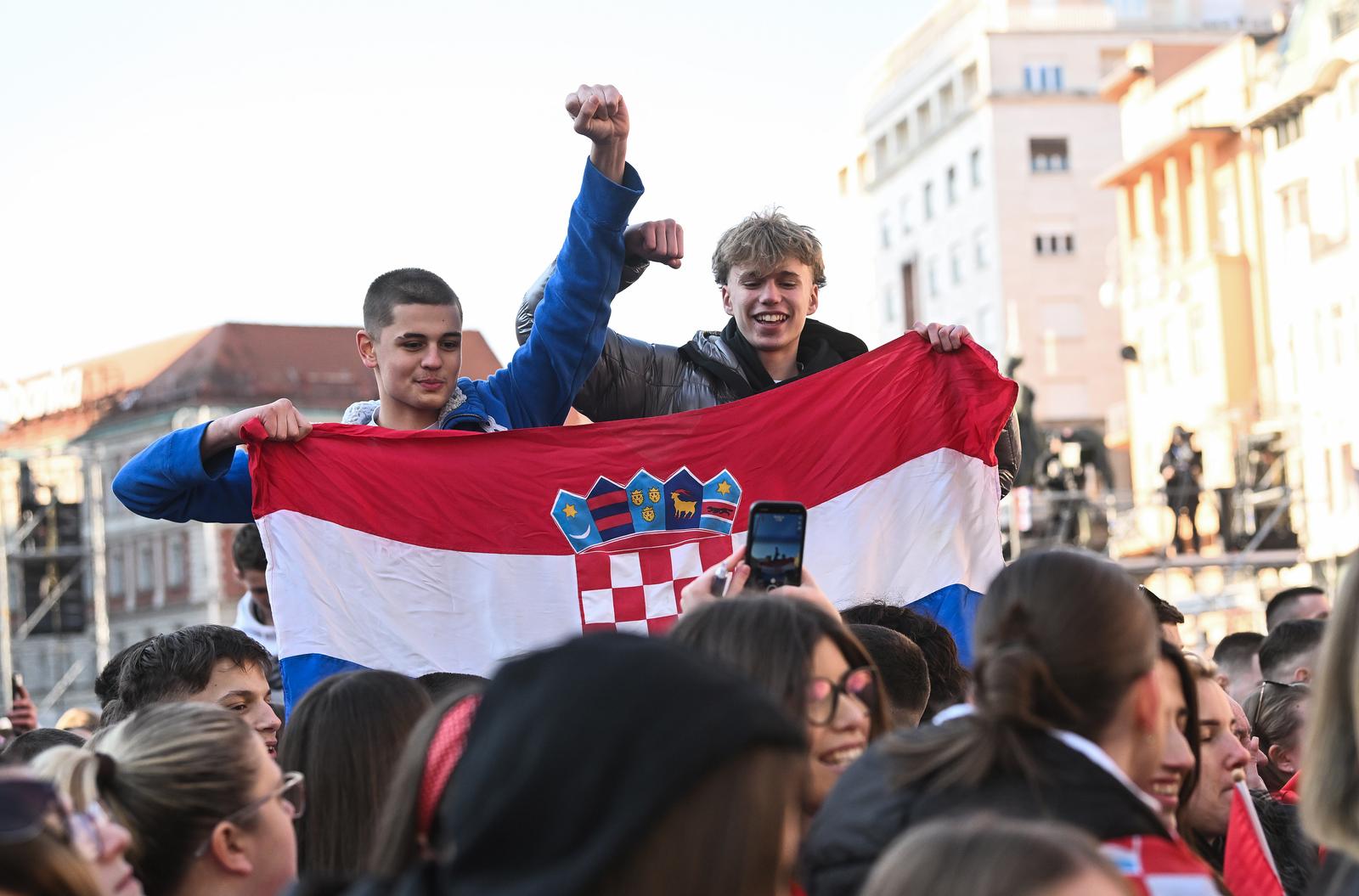 Zagreb: Svečani doček rukometaša nakon osvojenog srebra na Svjetskom prvenstvu Zagreb: Svečani doček rukometaša nakon osvojenog srebra na Svjetskom prvenstvu