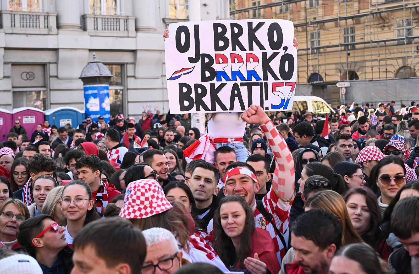 Zagreb: Svečani doček rukometaša nakon osvojenog srebra na Svjetskom prvenstvu Zagreb: Svečani doček rukometaša nakon osvojenog srebra na Svjetskom prvenstvu