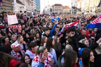 Zagreb: Svečani doček rukometaša nakon osvojenog srebra na Svjetskom prvenstvu Zagreb: Svečani doček rukometaša nakon osvojenog srebra na Svjetskom prvenstvu