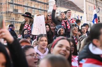 Zagreb: Svečani doček rukometaša nakon osvojenog srebra na Svjetskom prvenstvu Zagreb: Svečani doček rukometaša nakon osvojenog srebra na Svjetskom prvenstvu