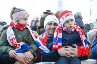 Zagreb: Svečani doček rukometaša nakon osvojenog srebra na Svjetskom prvenstvu Zagreb: Svečani doček rukometaša nakon osvojenog srebra na Svjetskom prvenstvu