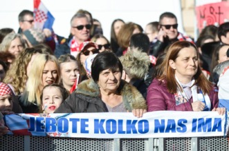 Zagreb: Svečani doček rukometaša nakon osvojenog srebra na Svjetskom prvenstvu Zagreb: Svečani doček rukometaša nakon osvojenog srebra na Svjetskom prvenstvu