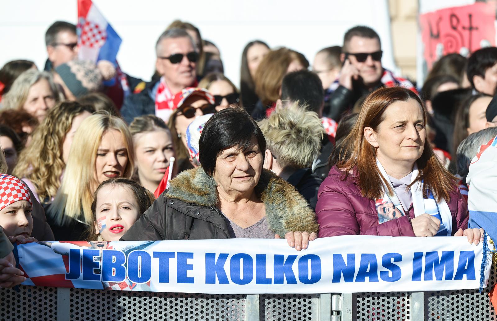 Zagreb: Svečani doček rukometaša nakon osvojenog srebra na Svjetskom prvenstvu Zagreb: Svečani doček rukometaša nakon osvojenog srebra na Svjetskom prvenstvu