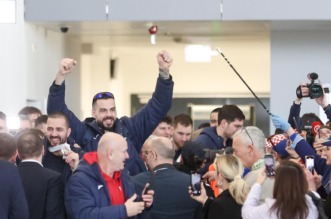 Zagreb: Rukometaši sletjeli u zračnu luku nakon osvojenog srebra na Svjetskom prvenstvu Zagreb: Rukometaši sletjeli u zračnu luku nakon osvojenog srebra na Svjetskom prvenstvu