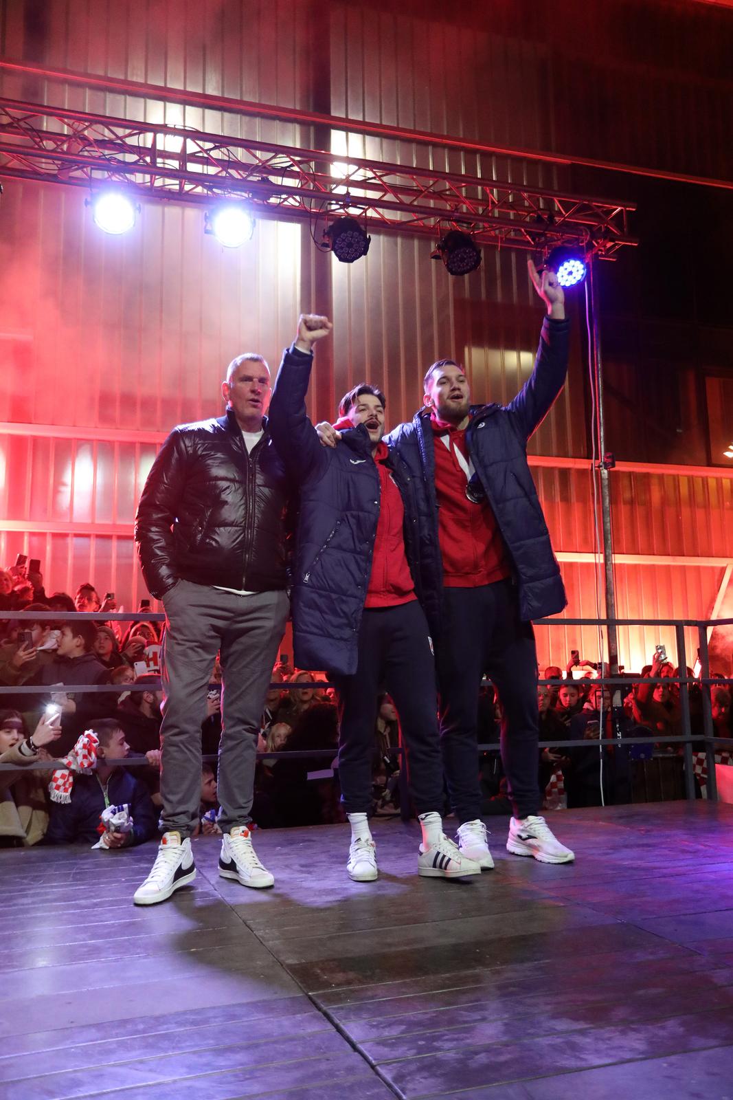 Rijeka: Doček srebrnih Tina Lučina, Filipa Glavaša i Valtera Matoševića Rijeka: Doček srebrnih Tina Lučina, Filipa Glavaša i Valtera Matoševića