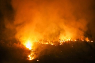 Požar koji je poslijepodne izbio podno Učke sad je pod kontrolom Požar koji je poslijepodne izbio podno Učke sad je pod kontrolom