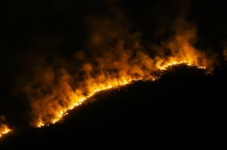 Požar koji je poslijepodne izbio podno Učke sad je pod kontrolom Požar koji je poslijepodne izbio podno Učke sad je pod kontrolom