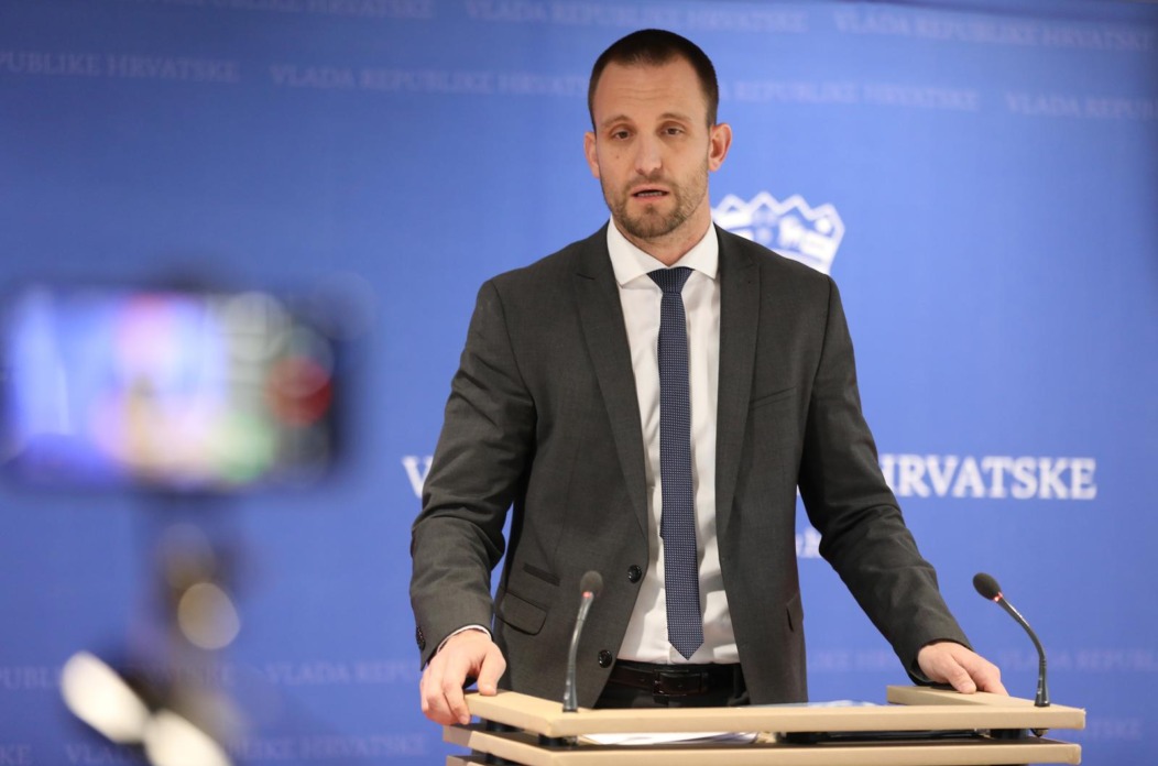 Zagreb: Ministar Šime Erlić obratio se medijima nakon održane sjednice Vlade RH