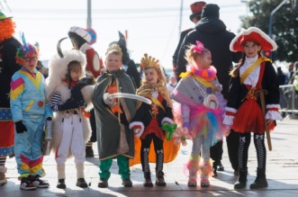 Dječja karnevalska povorka prošla središtem Rijeke Dječja karnevalska povorka prošla središtem Rijeke