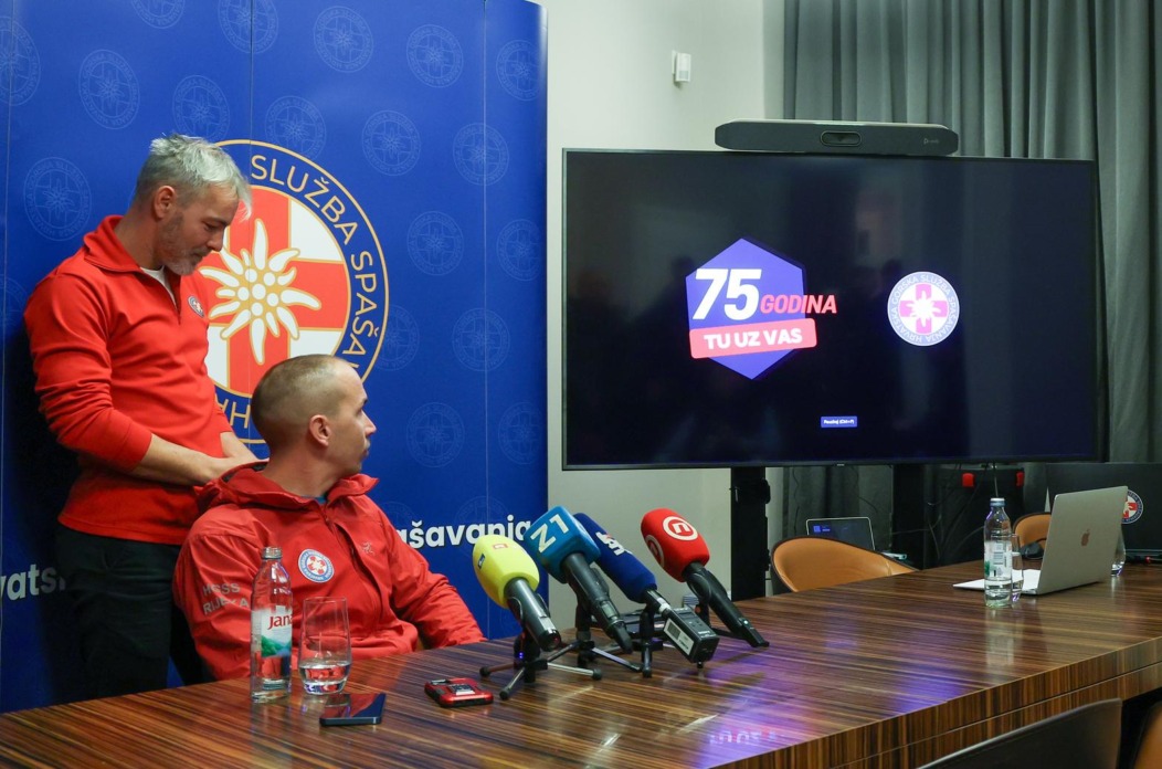 Zagreb: Konferencija za medije Hrvatske gorske službe spašavanja povodom obilježavanja 75 godina postojanja