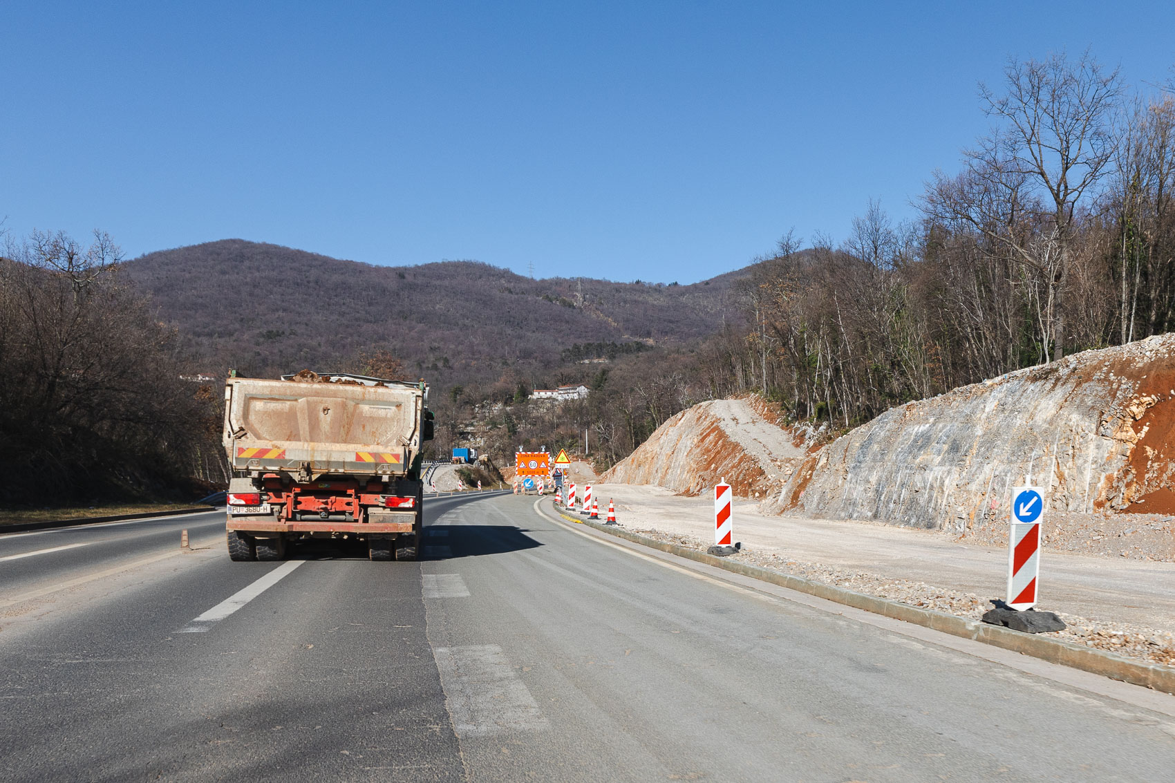 Radovi dionica Učka autoput cesta-5084 Radovi dionica Učka autoput cesta-5084