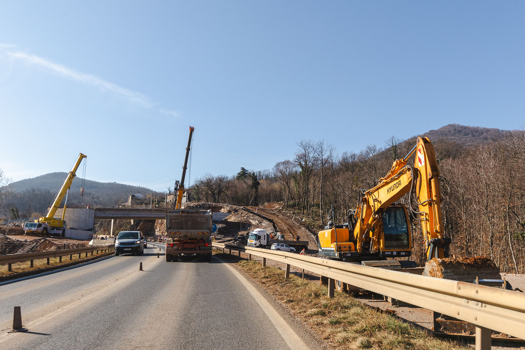 Radovi dionica Učka autoput cesta-5099 Radovi dionica Učka autoput cesta-5099