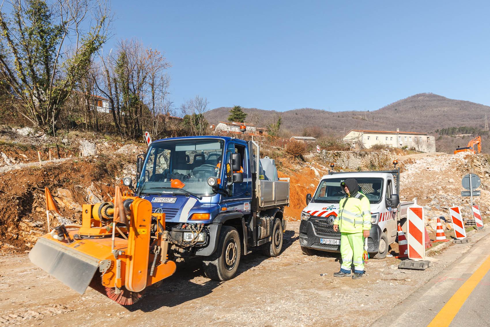 Radovi dionica Učka autoput cesta-5113 Radovi dionica Učka autoput cesta-5113