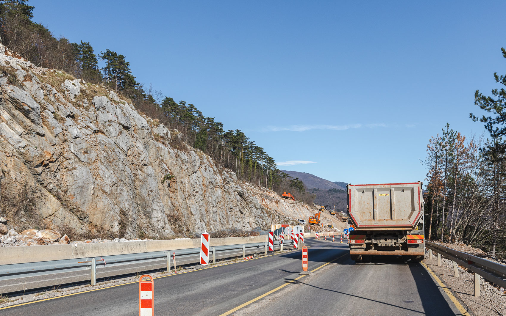 Radovi dionica Učka autoput cesta-5171 Radovi dionica Učka autoput cesta-5171
