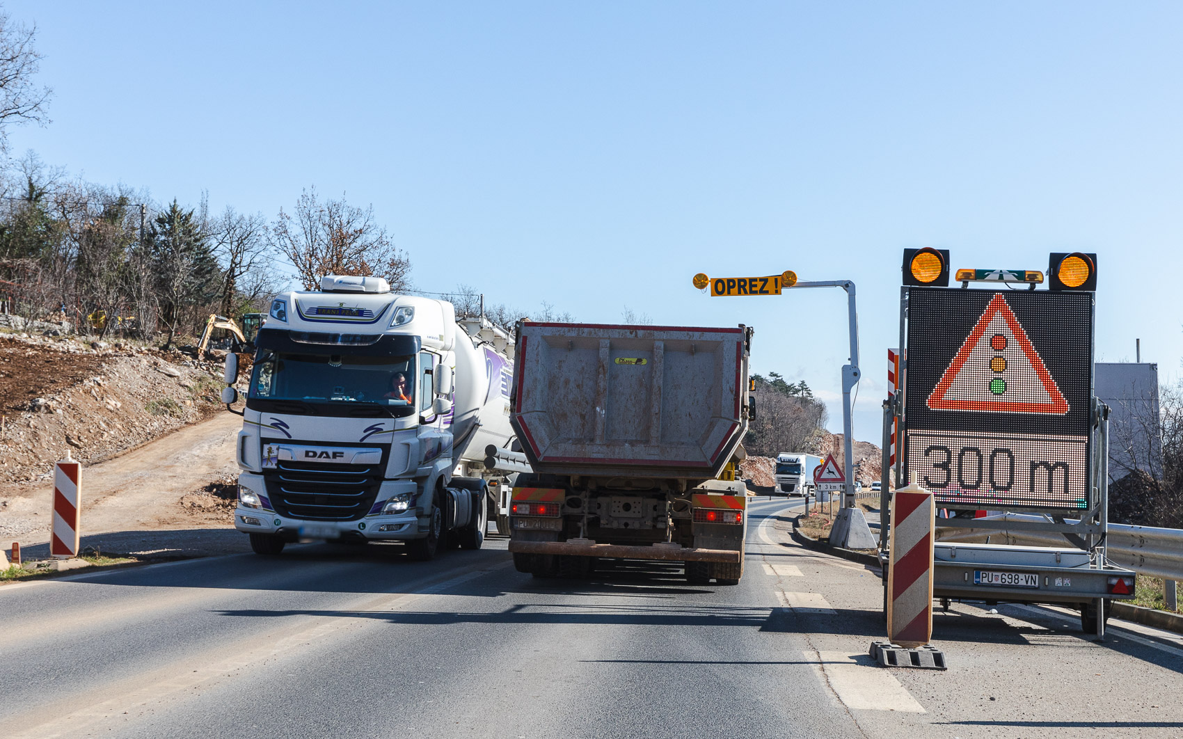 Radovi dionica Učka autoput cesta-5210 Radovi dionica Učka autoput cesta-5210