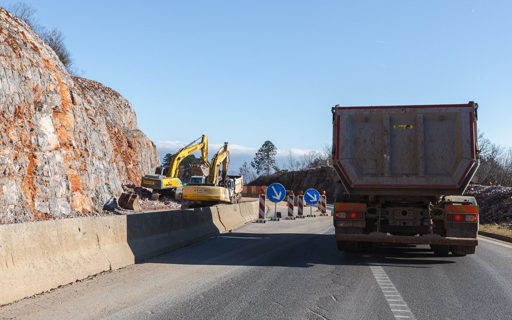 Radovi dionica Učka autoput cesta-5218 Radovi dionica Učka autoput cesta-5218