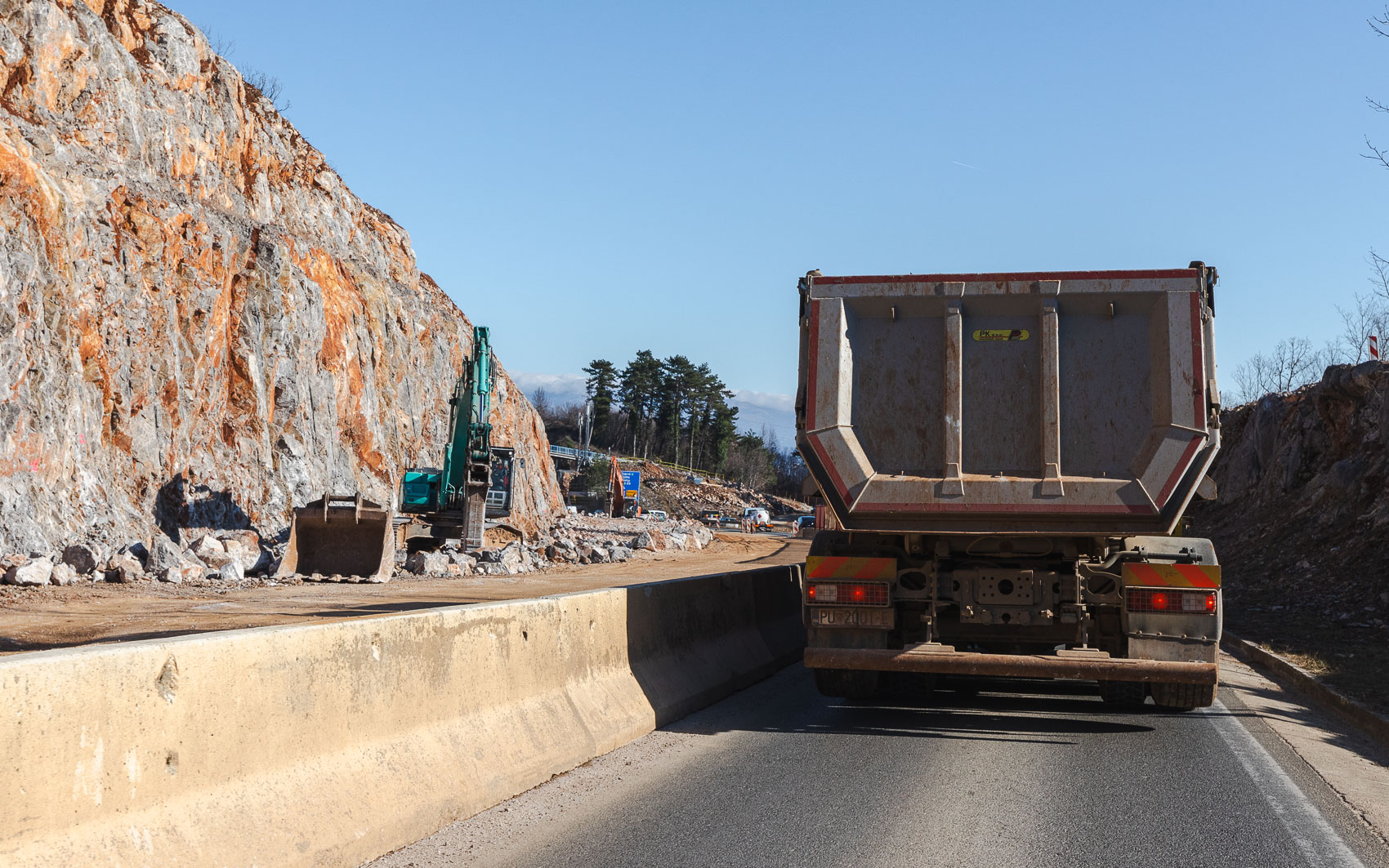 Radovi dionica Učka autoput cesta-5230 Radovi dionica Učka autoput cesta-5230