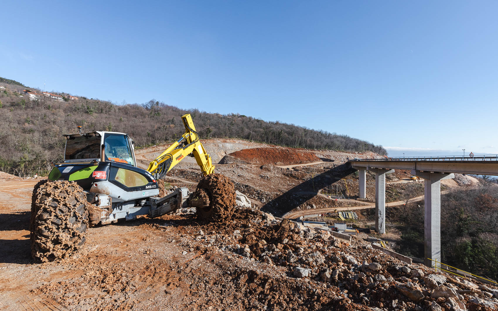 Radovi dionica Učka autoput cesta-5309 Radovi dionica Učka autoput cesta-5309