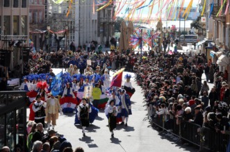 Rijeka: Povorka maškara na Riječkom karnevalu Rijeka: Povorka maškara na Riječkom karnevalu