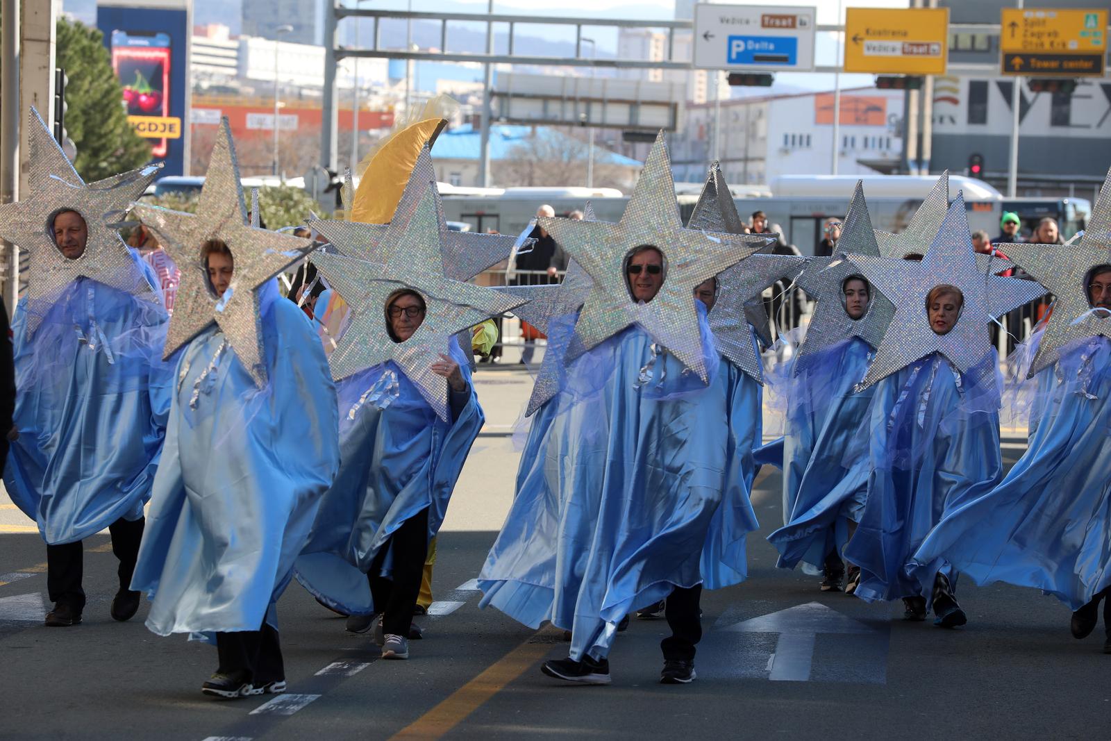 Rijeka: Povorka maškara na Riječkom karnevalu Rijeka: Povorka maškara na Riječkom karnevalu